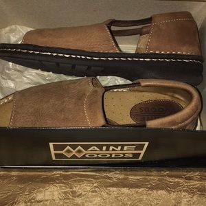 Maine Woods Leather Moccasin Sandals